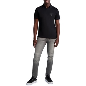 image:imageKarl Lagerfeld Mens Karl Armour Johnny Collar PoloBlack