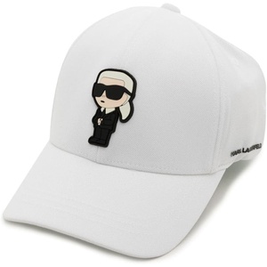 image:imageKarl Lagerfeld Mens Karl Patch Baseball CapWhite