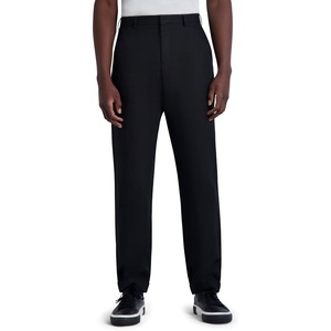 image:imageKarl Lagerfeld Mens Linen Blend Dress PantBlack