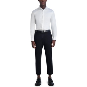 image:imageKarl Lagerfeld Mens Sateen Shirt Long Sleeve Dress ShirtWhite