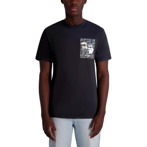 image:imageKarl Lagerfeld Mens Short Sleeve Crewneck Choupette Karl Graphic TShirtBlack
