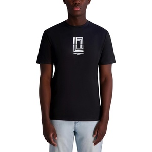 image:imageKarl Lagerfeld Mens Short Sleeve Crewneck Graphic Logo Design TShirtBlack