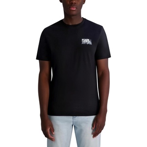image:imageKarl Lagerfeld Mens Short Sleeve Crewneck Karl Paris Graphic Design TShirtBlack