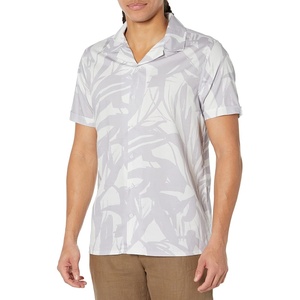 image:imageKarl Lagerfeld Mens Stretchy Everyday Sportswear ShirtLavenderWhite