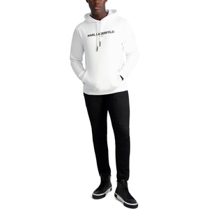 image:imageKarl Lagerfeld Paris Mens Classic Logo HoodieWhite
