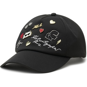 image:imageKarl Lagerfeld Paris Womens Charms Baseball Cap Pins HatBlack