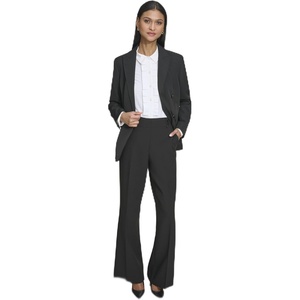 image:imageKarl Lagerfeld Womens Classic Double Breasted Suit BlazerSolid Black