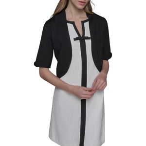image:imageKarl Lagerfeld Womens Cropped Short Sleeve ShrugBlack