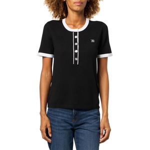 image:imageKarl Lagerfeld Womens Embroidery Buttons Fashion SweaterBlack