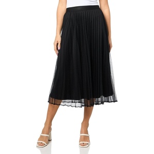 image:imageKarl Lagerfeld Womens Mesh Lace SkirtBlack