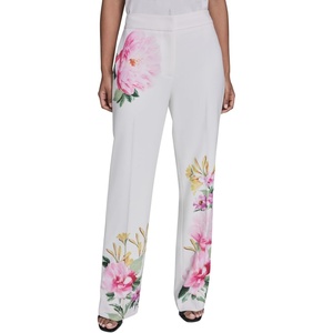 image:imageKarl Lagerfeld Womens Printed Floral PantSoft White