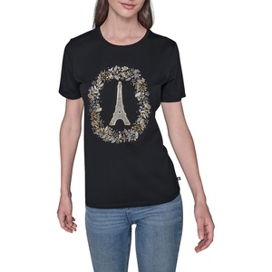 image:imageKarl Lagerfeld Womens Short Sleeve Soft Everyday Logo TShirtBlack