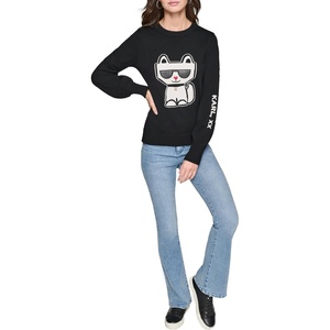 image:imageKarl Lagerfeld Womens Soft Everyday SweaterBlack