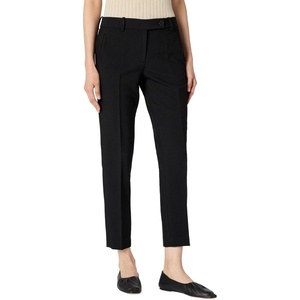 image:imageKarl Lagerfeld Womens Straight Leg Belted Suit PantBlack