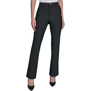 image:imageKarl Lagerfeld Womens Wide Leg Ponte Polished PantBlack