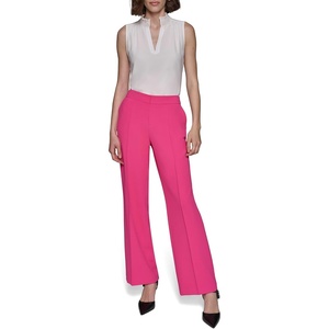 image:imageKarl Lagerfeld Womens Wide Leg Suiting PantFuschia
