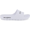 image:imageKARL LAGERFELD Mens One Piece Eva Pool Slide SandalWhite