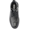 image:imageKARL LAGERFELD Mens Side Zip Rubber Sole Wingtip BootBlack