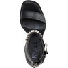 image:imageKARL LAGERFELD PARIS womens Opentoe Malinda Lugsole Heeled SandalBlack