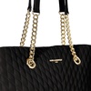 image:imageKARL LAGERFELD Paris Womens Karolina Tote BagBlckGold