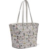 image:imageKARL LAGERFELD Womens Adele in Paris Tote BagWinter White Multi