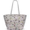 image:imageKARL LAGERFELD Womens Adele in Paris Tote BagWinter White Multi