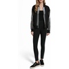 image:imageKARL LAGERFELD Womens Athleisure Comfortable Logo Tape JacketBlack