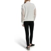 image:imageKARL LAGERFELD Womens Athleisure Comfortable Logo Tape JacketSoft White