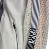 image:imageKARL LAGERFELD Womens Athleisure Comfortable Logo Tape JacketSoft White