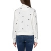 image:imageKARL LAGERFELD Womens Athleisure Sporty Allover Logo JacketSoft White