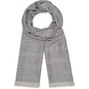 image:imageKARL LAGERFELD Womens Block Logo Lightweight PashminaGrey