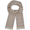 image:imageKARL LAGERFELD Womens Block Logo Lightweight PashminaLatte