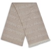 image:imageKARL LAGERFELD Womens Block Logo Lightweight PashminaLatte