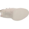 image:imageKARL LAGERFELD Womens Bonnie Peep Toe Bootie With Jewel EmbellishmentsSoft White