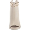 image:imageKARL LAGERFELD Womens Bonnie Peep Toe Bootie With Jewel EmbellishmentsSoft White