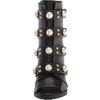 image:imageKARL LAGERFELD Womens Brayden Peep Toe Bootie with PearlsBlack