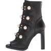 image:imageKARL LAGERFELD Womens Brayden Peep Toe Bootie with PearlsBlack