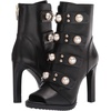 image:imageKARL LAGERFELD Womens Brayden Peep Toe Bootie with PearlsBlack