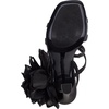 image:imageKARL LAGERFELD Womens Caela Strappy Dress Heel With Flower DetailBlack