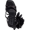 image:imageKARL LAGERFELD Womens Caela Strappy Dress Heel With Flower DetailBlack