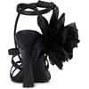 image:imageKARL LAGERFELD Womens Caela Strappy Dress Heel With Flower DetailBlack