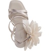 image:imageKARL LAGERFELD Womens Caela Strappy Dress Heel With Flower DetailSoft White