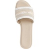 image:imageKARL LAGERFELD Womens Cairra Flat Sandal With Logo StitchingDusty Nude