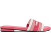 image:imageKARL LAGERFELD Womens Cairra Flat Sandal With Logo StitchingTeaberry