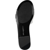 image:imageKARL LAGERFELD Womens Cairra Flat Sandal With Logo StitchingWhiteBlack