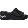 image:imageKARL LAGERFELD Womens Calvina Slip on Platform Wedge SandalBlack