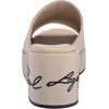 image:imageKARL LAGERFELD Womens Calvina Slip on Platform Wedge SandalDusty Nude