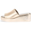 image:imageKARL LAGERFELD Womens Calvina Slip on Platform Wedge SandalWhite Gold