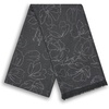 image:imageKARL LAGERFELD Womens Camilla Flower Metallic PashminaBlack