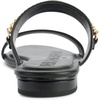 image:imageKARL LAGERFELD Womens Canne Double Band Flat Sandal With Chain Logo DesignBlack
